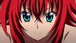  1girl animated animated_gif blue_eyes breasts female high_school_dxd large_breasts long_hair nipples nude red_hair rias_gremory solo 