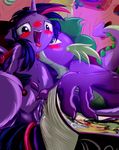  blush dragon equine female friendship_is_magic frist44 green_eyes horn horse licking male male/female mammal my_little_pony open_mouth orgasm pussy pussy_juice spike_(mlp) tongue tongue_out twilight_sparkle_(mlp) vaginal 