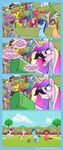  2015 american_football big_macintosh_(mlp) comic edowaado equine facial_hair female football friendship_is_magic group heavy_breathing horn male mammal mr_cake_(mlp) mustache my_little_pony pegasus princess_cadance_(mlp) spike_(mlp) unicorn wings 