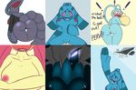  ! 2015 abby alternate_color anthro anthrofied anus bellaria bent_over black_nipples black_skin blue_skin blush breasts bronzong butt chinchou claws clitoris covering crescere cum cum_in_pussy cum_inside darkrai darkria dialogue english_text fan_character female gliscor glowing group hair half-closed_eyes interspecies latiar legendary_pok&eacute;mon long_hair looking_at_viewer looking_back male male/female markings mesprit nintendo nipples nude open_mouth pink_hair pink_nipples pink_skin pok&eacute;mon pok&eacute;morph pok&eacute;philia presenting presenting_hindquarters purple_skin pussy raised_hand raised_tail red_skin smile solana spread_legs spreading text video_games white_hair wings yellow_eyes yellow_sclera 