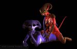  3d animated anthro big_breasts breasts demon dickgirl duo erect_nipples erection ezria female horn hot_dogging humanoid humanoid_penis intersex jessica_anner mammal nipples nude penis purple_scales red_scales spreading succubus thick_thighs voluptuous wide_hips xelthia 