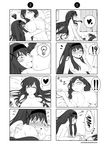  2girls comic incest kitajima_kaede kitajima_sara monochrome multiple_girls sono_hanabira_ni_kuchizuke_wo yuri yuriwhale 