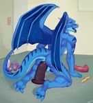  anal_beads dildo dildo_sitting dragon fight_(artist) insertion insetion male penetration sex_toy tabra tongue tongue_out 