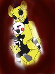  bear black_eyes blush bow_tie cum cum_in_ass cum_inside five_nights_at_freddy&#039;s five_nights_at_freddy&#039;s_2 golden_freddy_(fnaf) grin hat hentaipuppy9000 machine male mammal marionette_(fnaf) mastrubation penis puppet robot sex video_games 