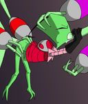  alien anal antennae butt clothing cum deep_throat fellatio forced gloves green_skin handjob humanoid invader_zim irken low_res male male/male open_mouth oral sex solo_focus tallest unknown_artist zim 