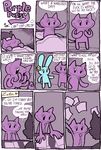  2004 angry cat comic english_text feline female fired humor lagomorph mammal necktie paper purple_pussy_(character) rabbit shmorky smile text unprofessional_behavior 