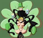  alcohol all_the_way_through anal beer beverage big_breasts blonde_hair breasts cum dahs food green_eyes hair igocu knightsnipe oral pussy saint_patrick&#039;s_day tentacles ucogi 