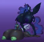  anthro areola big_breasts blues64 breasts changeling equine erect_nipples female friendship_is_magic horn huge_breasts hyper hyper_breasts mammal marauder6272 my_little_pony nightmare_moon_(mlp) nipples nude queen_chrysalis_(mlp) winged_unicorn wings 