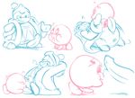  2015 alien anal avian bird blush clothing coat duo erection fellatio hat king_dedede kirby kirby_(series) male male/male nintendo not_furry nude one_eye_closed oral oral_penetration penis sex size_difference torrentialkake video_games wink 