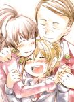  2girls family happy hug multiple_girls tekin umineko_no_naku_koro_ni ushiromiya_jessica ushiromiya_krauss ushiromiya_natsuhi 
