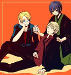  3boys america_(hetalia) axis_powers_hetalia japan_(hetalia) male male_focus multiple_boys united_kingdom_(hetalia) 