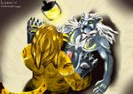  (artist) anal charr erection feline guild_wars kimahri light loque male male/male mammal out penis tongue video_games 