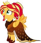  2015 absurd_res alpha_channel equestria_girls equine female feral hi_res horn mammal my_little_pony smile solo sunset_shimmer_(eg) theshadowstone winged_unicorn wings 