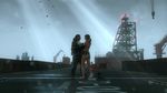  1boy 1girl ass big_boss couple metal_gear_(series) metal_gear_solid_v quiet_(metal_gear) sky venom_snake 