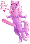  &lt;3 3_eyes censored english_text equine hair horse male mammal pool_toy solo standing text what 