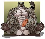  anus arody balls biceps big_muscles claws erection fangs feline humanoid_penis kung_fu_panda leopard male mammal muscular orange_eyes pecs penis snow_leopard solo spread_legs spreading tai_lung whiskers yellow_sclera 