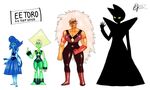  2015 front_view frown group hair humanoid jasper lapis_lazuli long_hair lookbacktofour_(artist) looking_at_viewer not_furry peridot simple_background standing steven_universe white_background 