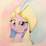  2015 captainpudgemuffin dialogue equine female feral friendship_is_magic hi_res horn looking_at_viewer mammal my_little_pony open_mouth smile solo text traditional_media_(artwork) twilight_sparkle_(mlp) unicorn watercolor_(artwork) 