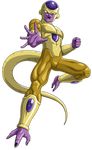  alien dragon_ball dragonball_z evil flying frieza golden_frieza muscle pose render smile solo tail 