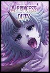  antenna_hair artist_name bangs demon_girl eyelashes giantess hand_on_own_chest highres horn karbo lips looking_at_viewer open_mouth original purple_eyes purple_hair purple_skin ringed_eyes rope short_hair solo succubus tongue tongue_out uvula 