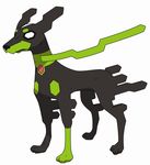  canine dog official_art pokemon pokemon_sm simple_background white_background zygarde zygarde_10 zygarde_10&amp; 