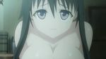  1girl animated animated_gif breasts kanokon large_breasts minamoto_chizuru panties topless underwear 