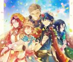  armor axe black_hair blue_eyes blue_hair braid brother_and_sister brown_hair cape eyes_closed facial_mark father_and_daughter father_and_son fire_emblem fire_emblem:_souen_no_kiseki fire_emblem_heroes flower food gloves green_eyes greil hat headband ike long_hair mist_(fire_emblem) multiple_boys nintendo okii open_mouth red_eyes red_hair scar short_hair siblings smile soren tiamat_(fire_emblem) tiara weapon 