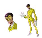  1boy character_request laomoto's_voice mask ninja_slayer official_art simple_background solo soukaiya_symbol suit 