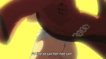  1girl animated animated_gif ass ass_shake bouncing_breasts breasts jiggle large_breasts purple_hair sakaki_ryouko shokugeki_no_souma subtitled 