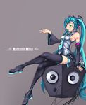  aqua_eyes aqua_hair bad_id bad_pixiv_id boots crossed_legs detached_sleeves hands hatsune_miku headphones headset imazon legs long_hair long_legs necktie open_mouth ribbon sitting skirt smile solo thigh_boots thighhighs thighs twintails very_long_hair vocaloid zettai_ryouiki 
