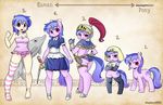  2015 anthro anthro_scale anthrofied armor cetacean cigarette clothing cutie_mark dolphin elbow_gloves equine female gloves helmet horn human humanized knight legwear little_sister mammal marine marker melee_weapon my_little_pony open_mouth pink_eyes sea_swirl_(mlp) shepherd0821 simple_background sword tamama thigh_highs unicorn weapon 