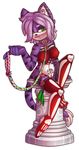  2015 alpha_channel anthro bethany_stripes big_breasts black_fur black_stripes breasts cat chain claws collar cute dominatrix fan_character feline female front_view fur green_eyes hair leash looking_at_viewer mammal mature_female mother multicolored_fur nude parent purple_fur purple_hair pussy simple_background smile solo sonic_(series) stripes tattoo tiger toe_claws transparent_background voluptuous white_fur wide_hips 