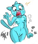  ! blush breasts brokenlynx female nicole_watterson pussy surprise tagme the_amazing_world_of_gumball 