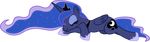  2015 90sigma absurd_res alpha_channel equine female feral friendship_is_magic hi_res horn mammal my_little_pony princess_luna_(mlp) sleeping solo winged_unicorn wings 