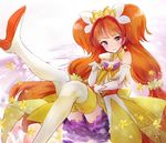  :p amanogawa_kirara bad_id bad_pixiv_id boots brooch brown_hair cure_twinkle earrings full_body gloves go!_princess_precure jewelry leg_up long_hair low-tied_long_hair magical_girl multicolored_hair petticoat precure purple_eyes quad_tails red_hair sitting skirt solo star star_earrings streaked_hair takeashiro thigh_boots thighhighs tongue tongue_out twintails two-tone_hair white_footwear white_legwear yellow_skirt zettai_ryouiki 