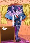  2015 anthro bbmbbf big_breasts breasts clothed clothing equestria_untamed equine female friendship_is_magic horn lingerie mammal my_little_pony palcomix palcomix_vip twilight_sparkle_(mlp) winged_unicorn wings 