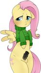  dickgirl equine fluttershy_(mlp) friendship_is_magic horse intersex mammal my_little_pony oouichi penis pony wings 