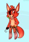  adventure_foxy_(fnaf) animatronic belt canine eye_patch eyewear five_nights_at_freddy&#039;s five_nights_at_freddy&#039;s_world fox hook machine male mammal melee_weapon robot sword toy-bonnie video_games weapon 