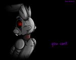  animatronic five_nights_at_freddy&#039;s five_nights_at_freddy&#039;s_3 glowing glowing_eyes lagomorph machine male mammal rabbit red_eyes robot springtrap_(fnaf) toy-bonnie video_games 