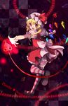  bad_id bad_pixiv_id blonde_hair flandre_scarlet hat highres ponytail red_eyes short_hair side_ponytail solo touhou wings yu_(lovepayon) 