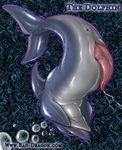  2015 abstract_background animal_genitalia anus bad_dragon cetacean cum dolphin erection feral fin genital_slit male mammal marine narse open_mouth orgasm penis simple_background slit smile solo tapering_penis teeth tongue 