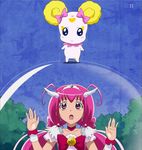  bubble candy_(smile_precure!) cure_happy highres pink_eyes pink_hair precure screencap smile_precure! twintails 