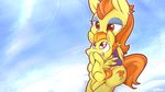  2015 brown_eyes clothing daughter dshou duo equine eyeshadow female friendship_is_magic makeup mammal mother mother_and_daughter my_little_pony parent pegasus piercing spitfire_(mlp) stormy_flare_(mlp) wings wonderbolts_(mlp) young 