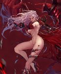  bad_id bad_pixiv_id breasts demon_slayer_(dungeon_and_fighter) derivative_work dungeon_and_fighter female_slayer_(dungeon_and_fighter) happening18 long_hair looking_at_viewer nipples nude nude_filter pubic_hair red_eyes silver_hair smile solo third-party_edit 