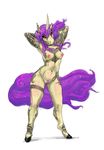  2015 anthro breasts equine female hooves horn kyma mammal nipples nude pussy solo unicorn 