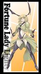  1girl blonde_hair breasts duel_monster female fortune_lady fortune_lady_light large_breasts looking_at_viewer senbei_(avocadochaya) short_hair yellow_eyes yu-gi-oh! yuu-gi-ou_duel_monsters 