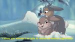  2015 bambi_(film) blush brother brother_and_sister dialogue duo english_text eyelashes female feral feral_on_feral from_behind half-closed_eyes incest lagomorph male male/female mammal penetration rabbit saliva saliva_string sex sibling sister snow text thumper torinsangel vaginal vaginal_penetration 
