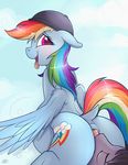  ambiguous_gender anal blush candyclops duo equine female friendship_is_magic hat licking mammal meggchan my_little_pony oral pegasus rainbow_dash_(mlp) rimming sex tongue tongue_out wings 