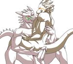  balls dragon erection male male/male mayar nude penis reptile scalie simple_background white_background 
