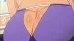  1girl animated animated_gif ass bare_shoulders bouncing_breasts breasts head_out_of_frame large_breasts mito_ikumi screencap shokugeki_no_souma 